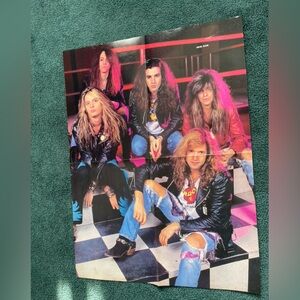 Vintage Skid Row poster